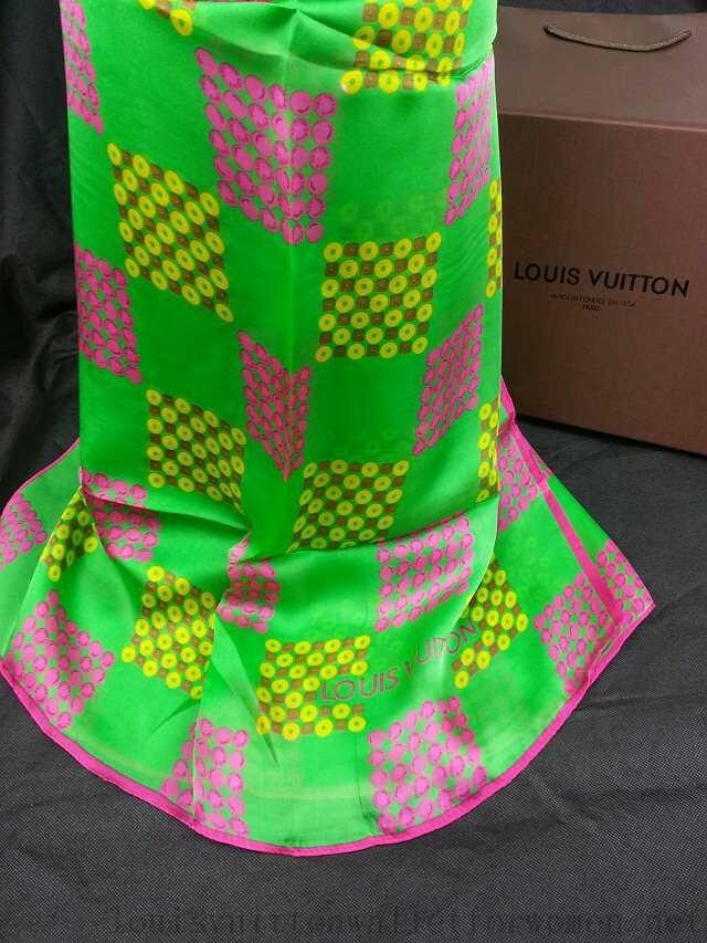 Authentic 2014 Louis Vuitton Silk Scarf 736