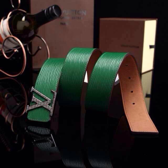 Authentic 2015 Louis Vuitton belts 011 green