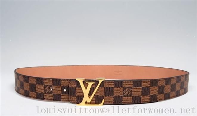 Authentic 2015 Louis Vuitton belts 0129 coffee
