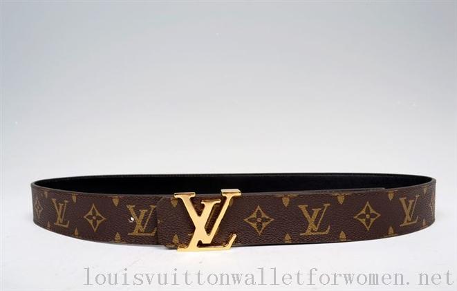 Authentic 2015 Louis Vuitton belts 0137 brown