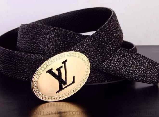 Authentic 2015 Louis Vuitton belts 4454 black