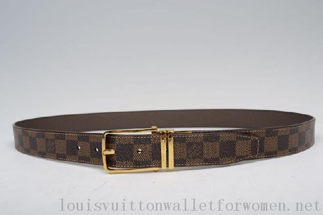 Authentic 2015 Louis Vuitton belts 448 brown