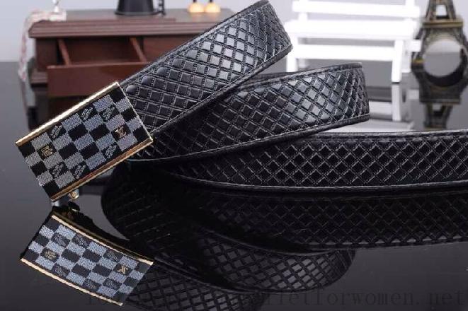Authentic 2015 Louis Vuitton belts 4594 black