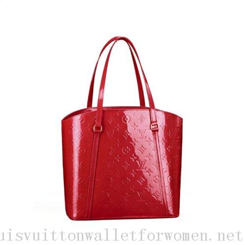 Authentic Louis Vuitton Avalon GM Handbags Red M91726