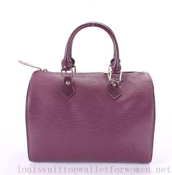 Authentic Louis Vuitton Epi Leather Speedy 30 M59022 Deep Purple