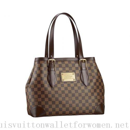 Authentic Louis Vuitton Handbags Brown Hampstead MM N51204