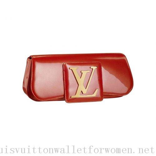 Authentic Louis Vuitton Handbags Red Sobe Clutch M93727