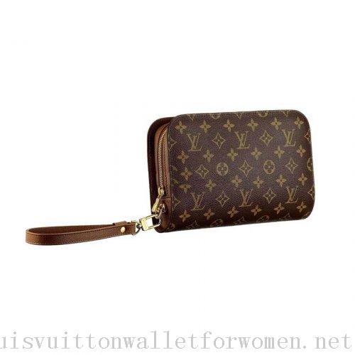 Authentic Louis Vuitton Luggage Brown Pochette Orsay M51790