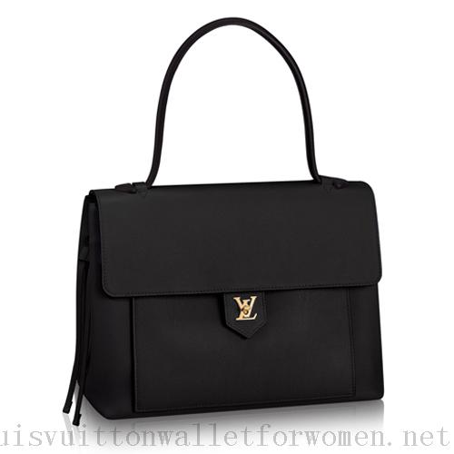 Authentic Louis Vuitton M41239 Lock Me MM Bag Black