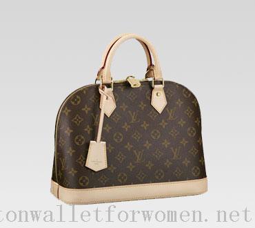 Authentic Louis Vuitton handbag monogram canvas alma m53151