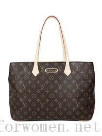 Authentic Louis Vuitton handbag monogram canvas wilshire mm m45644