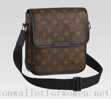 Authentic Louis Vuitton handbag monogram macassar canvas bass pm m56717