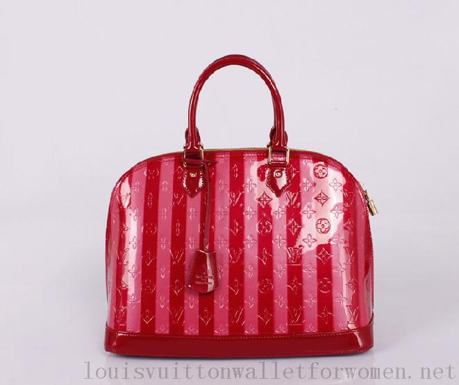Authentic Louis Vuitton handbags 2012 new LV M93594 in Striped red