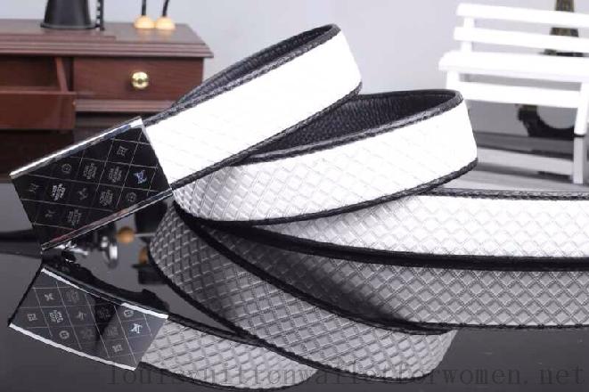 Cheap Sale 2015 Louis Vuitton belts 4590 white