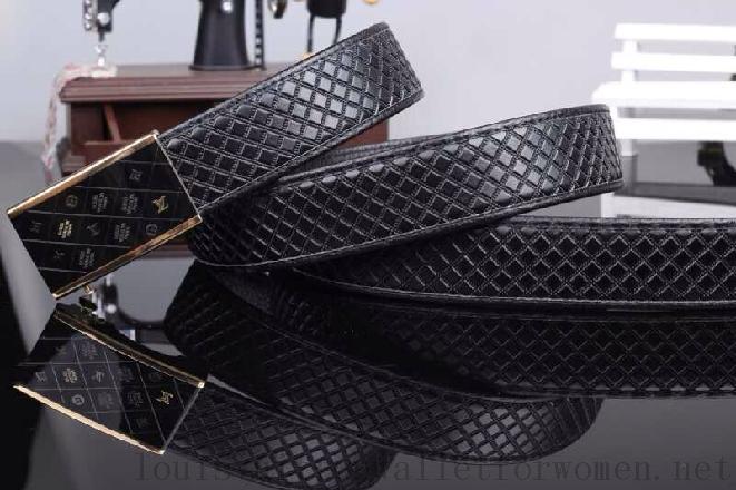 Cheap Sale 2015 Louis Vuitton belts 4591 black