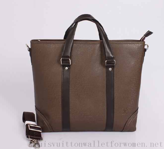 Cheap Sale Louis Vuitton 2013 New Mens Briefcase M31122 Brown