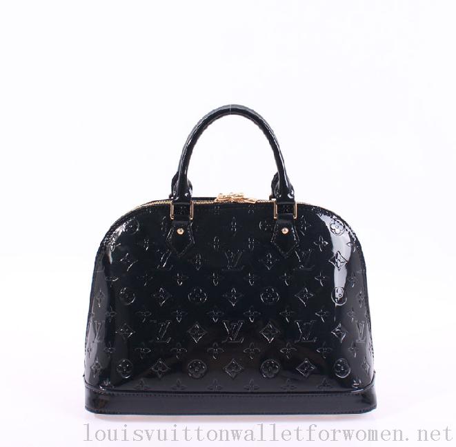 Cheap Sale Louis Vuitton Handbags Alma MM M93595 Blue ink