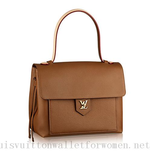 Cheap Sale Louis Vuitton M54013 LockMe PM Bag Tan