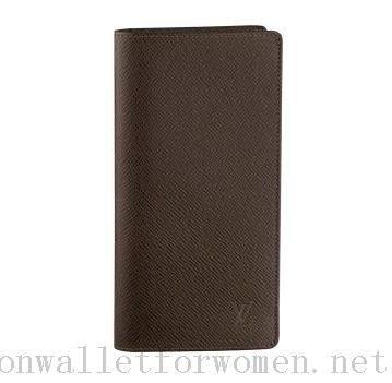 Cheap Sale Louis Vuitton Taiga Leather Brazza Wallet M32578