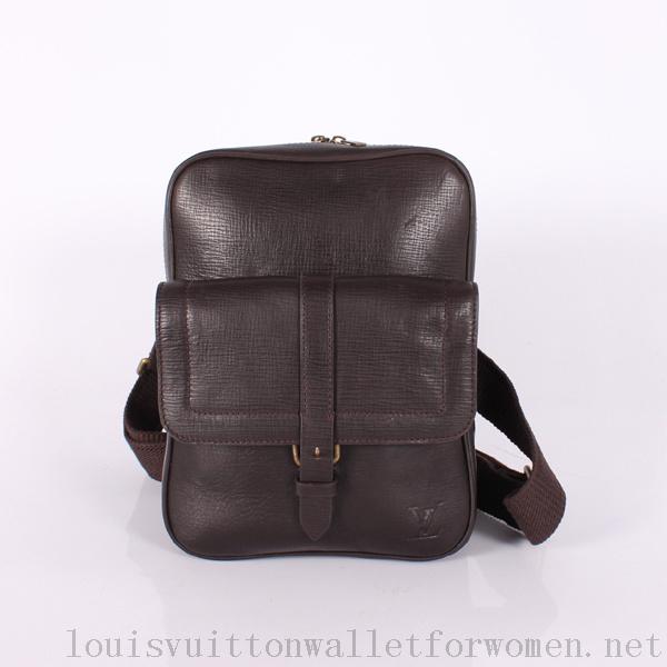 Cheap Sale Louis Vuitton Utah Leather Bags M92534 Coffe