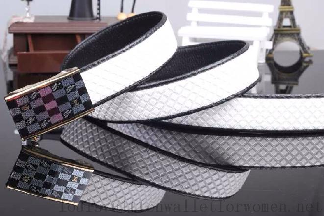 Fashion 2015 Louis Vuitton belts 4592 white
