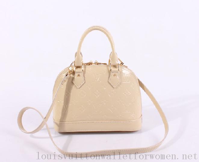 Fashion Louis Vuitton Alma BB Handbags Pearl White M91606