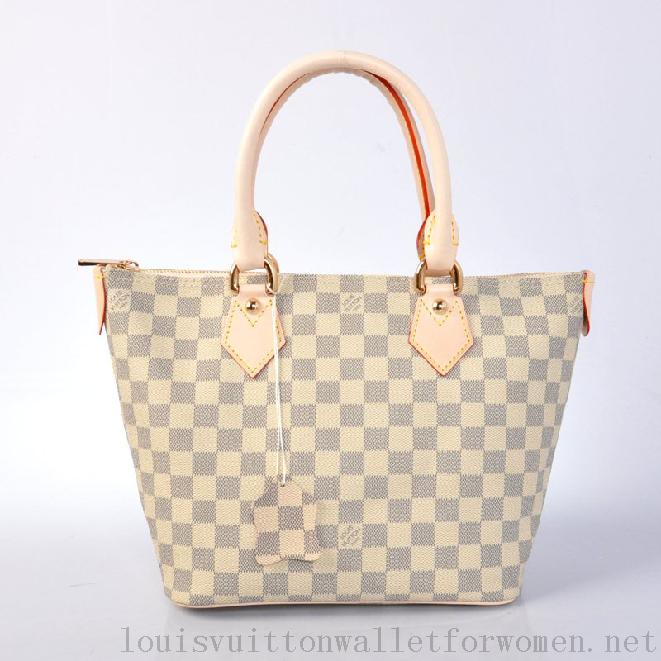Fashion Louis Vuitton Damier Azur Canvas Saleya PM Handbag N51186