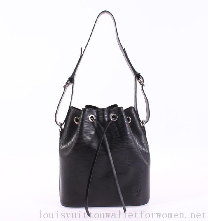 Fashion Louis Vuitton Epi Leather Petit Noe Black M59012