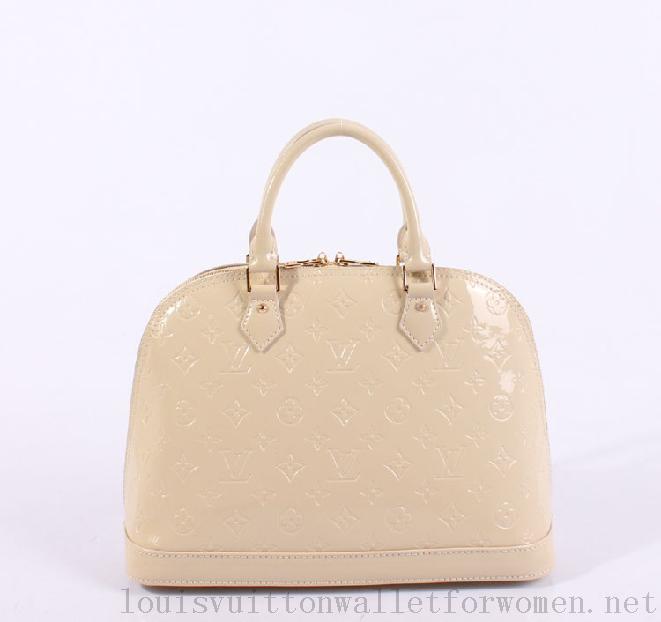 Fashion Louis Vuitton Handbags Alma MM M93595 Pearl White