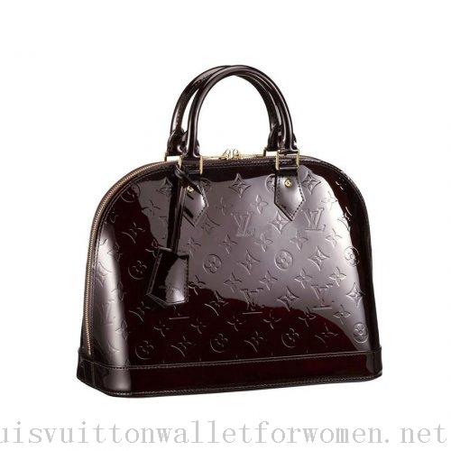 Fashion Louis Vuitton Handbags Purple Alma M91611