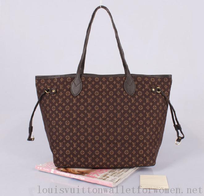 Fashion Louis Vuitton Monogram Idylle Neverfull MM Handbags M40513 Coffe