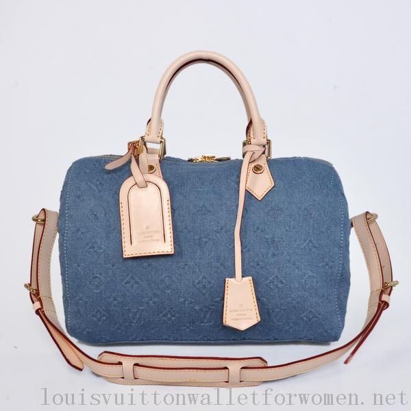 Fashion Louis Vuitton Tivoli PM Handbags M40143 Light Blue